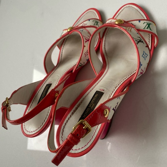 Louis Vuitton pink Multicolor Monogram shoes - Picture 9 of 15